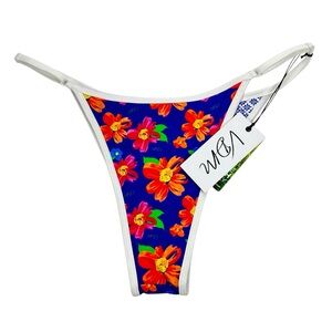 VDM Niki Reversible Bikini Bottoms, L, NWT
